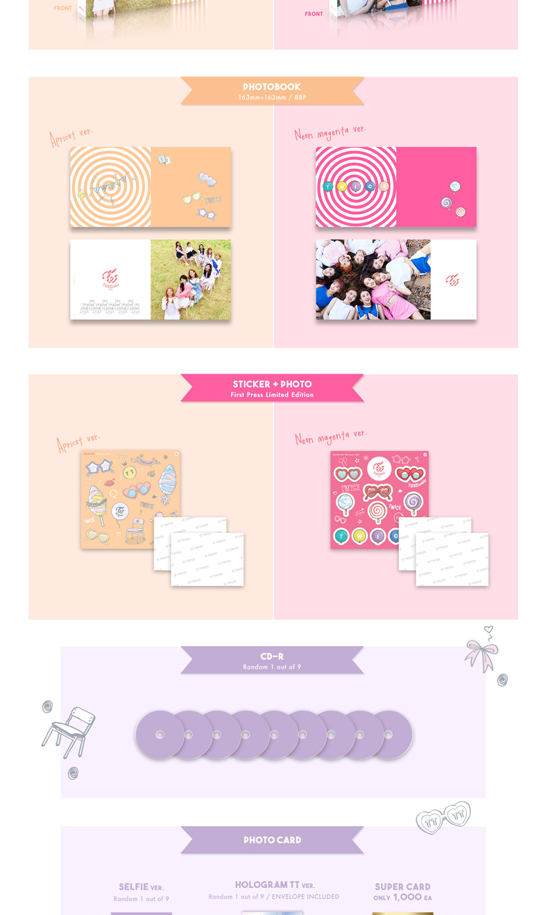 TWICE - Mini Album Vol.3 [TWICEcoaster : LANE 1] (Random ver.)