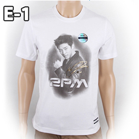 [JYP Official MD] 2PM Collection T-shirt (Jun Ho_E-1R_White_M)