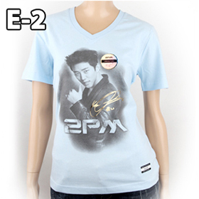 [JYP Official MD] 2PM Collection T-shirt (Jun Ho_E-2V_XS)
