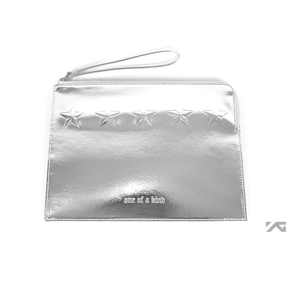 [YG Official MD] G-Dragon One Of A Kind Pouch (Silver)