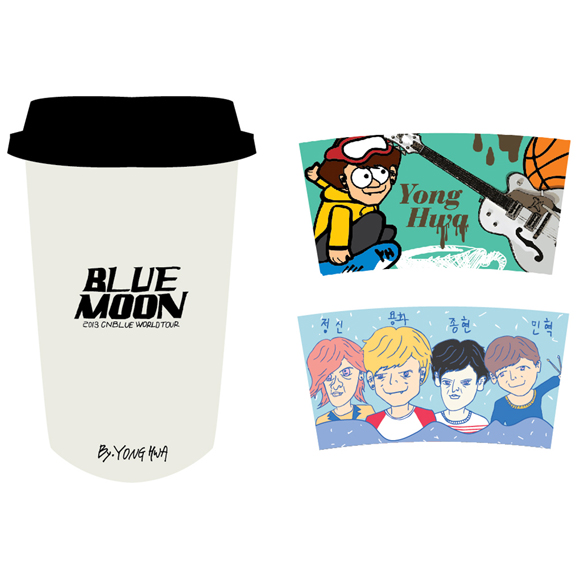 CNBLUE - Eco Cup & Holder (by Yong Hwa) [BLUE MOON]