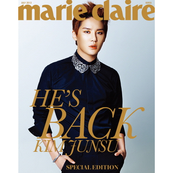 [Magazine] marie claire 2013.07 [JYJ : Kim Jun Su (10page)]