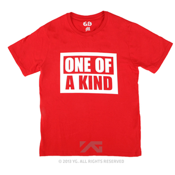 [YG Official MD] G-Dragon 2013 One Of A Kind  T-Shirts (Red_L)