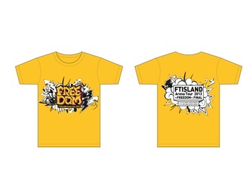 [FNC Japan Official MD Goods] FTISLAND Arena Tour FREEDOM - Fianal T-shirts (L)