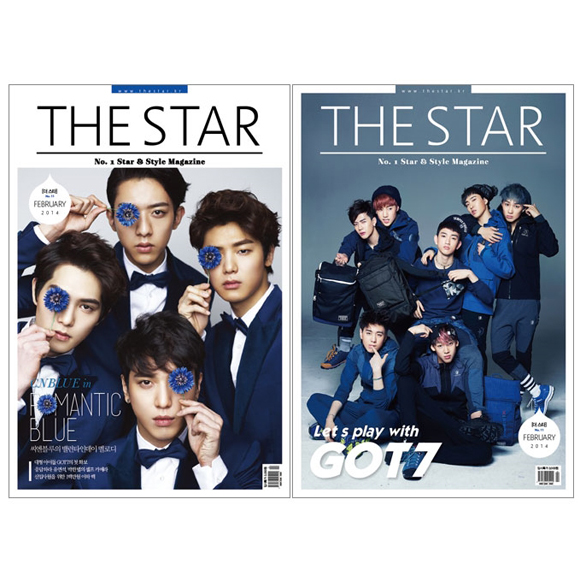 [Magazine] THE STAR 2014.02 (Both Sides Cover / CNBLUE, GOT7)
