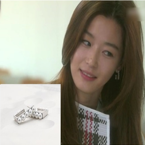 My Love from the Star - SBS Drama_Jun ji hyun : julia silver earring (Silver Needle)
