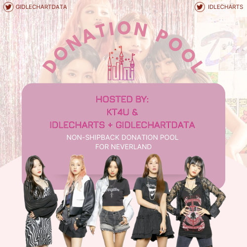 [Donation] (G)I-DLE NEXT COMEBACK SUPPORT EVENT by @gidlechartdata  @idlecharts