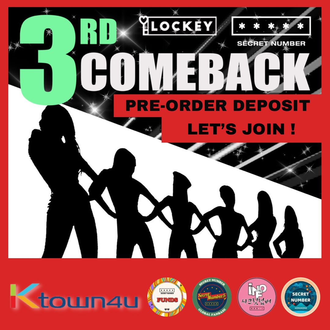 [2nd Pre-order Deposit] Shipped-back album for SECRET NUMBER @5N_Funds