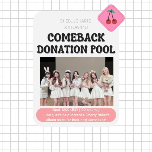 [Donation] CHERRY BULLET 2022 Fanclub Support Event by @chebulcharts