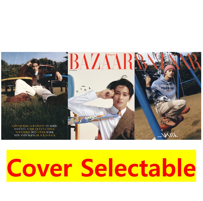 [@marklees] HARPER`S BAZAAR 2022.11 (Cover : MARK (NCT) / Content : MARK (NCT) 20p)