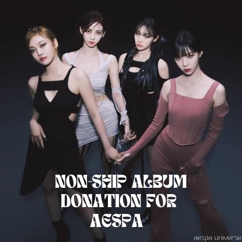 [Donation] Non-shipped albums donation 2023 aespa @AESPA_UNIVERSE