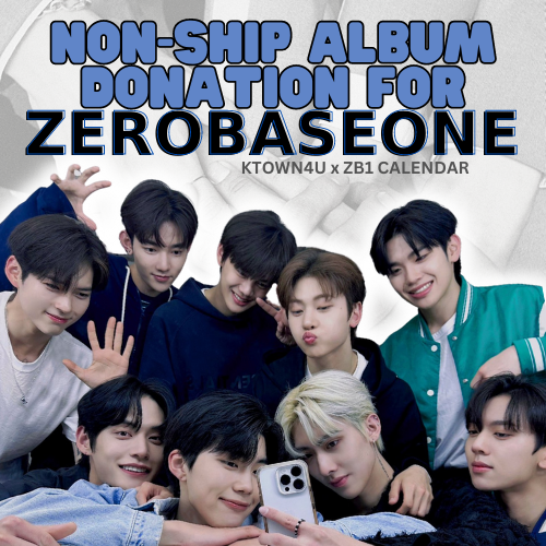 [Donation] Non-shipped Albums donation for ZEROBASEONE debut by @ZB1Calendar