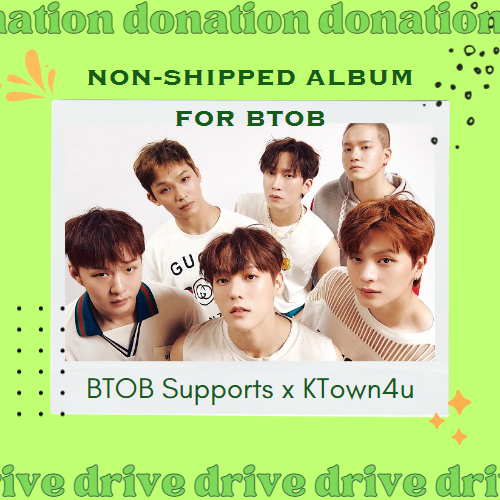 [Donation] Non-shipped Albums donation 2023 BTOB by @BTOBSupports