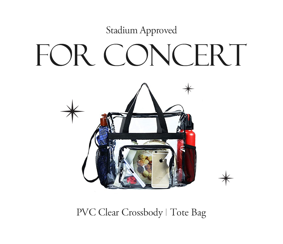 for Concert, PVC Clear Bag