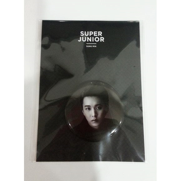 [SM Official Goods] Super Junior - Pin Button (Sung Min)