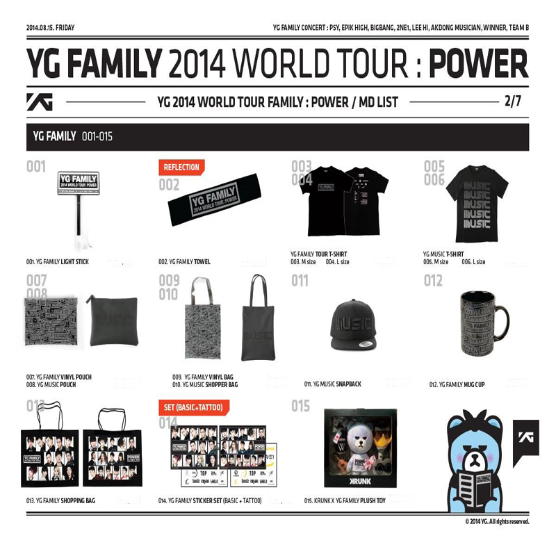 KRUNK T-SHIRT [YG FAMILY MD]