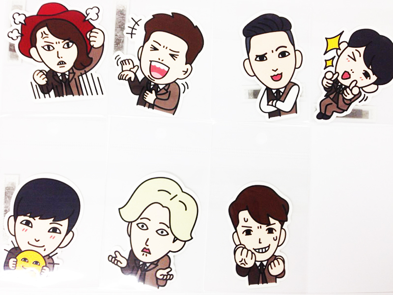 [SUM] Super Junior - Character Sticker Message