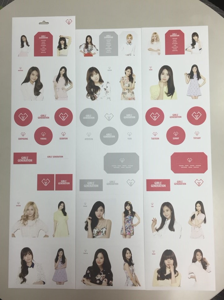 [SUM] Girls` Generation - Long Sticker Set