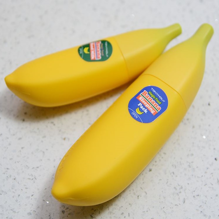 [KimJongKook] Tonymoly Magic Food Banana Sleeping Pack & Hand Cream