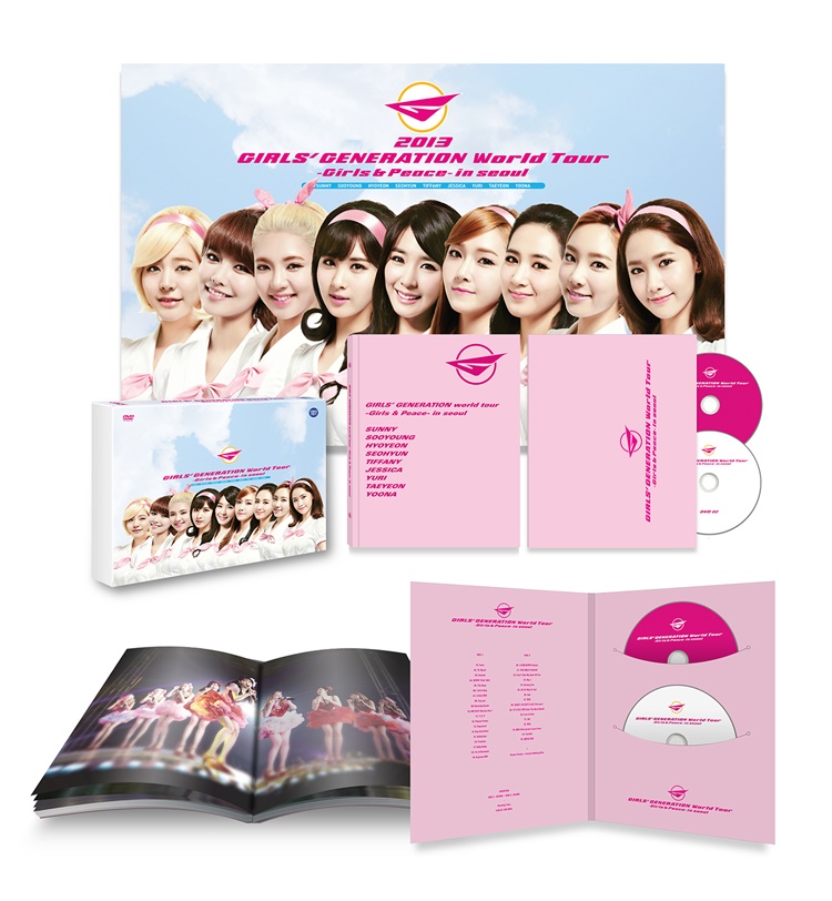 [DVD] Girls` Generation - WORLD TOUR [GIRLS & PEACE IN SEOUL] DVD