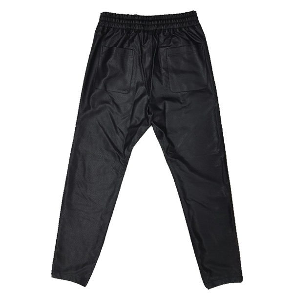 NONA9ON - [MEN'S] PERFORATED FAUX LEATHER SWEAT PANTS