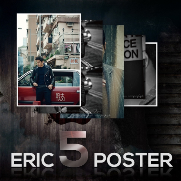 ERIC(MOON JUNG HYUK) Poster 5P Set [ERIC in HONGKONG] + Tube