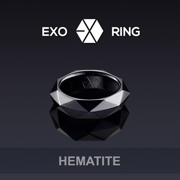[公式] EXO - OFFICIAL RING (HEMATITE)