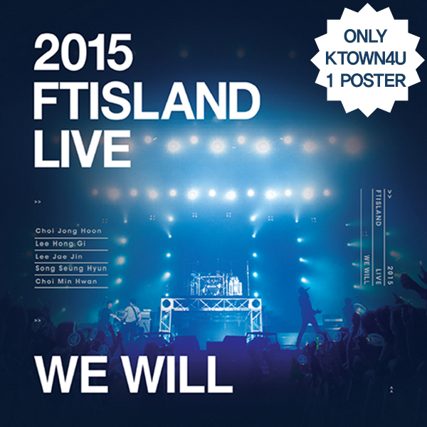 [DVD] FTISLAND - 2015 We Will Live DVD (Limited Edition)