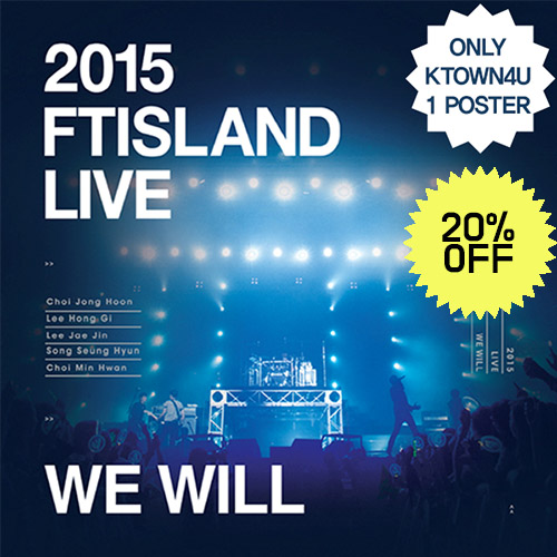 [DVD] FTISLAND - 2015 We Will Live DVD (Limited Edition)