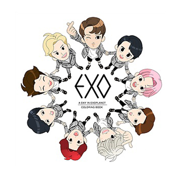 EXO - A DAY IN EXOPLANET : COLORING BOOK