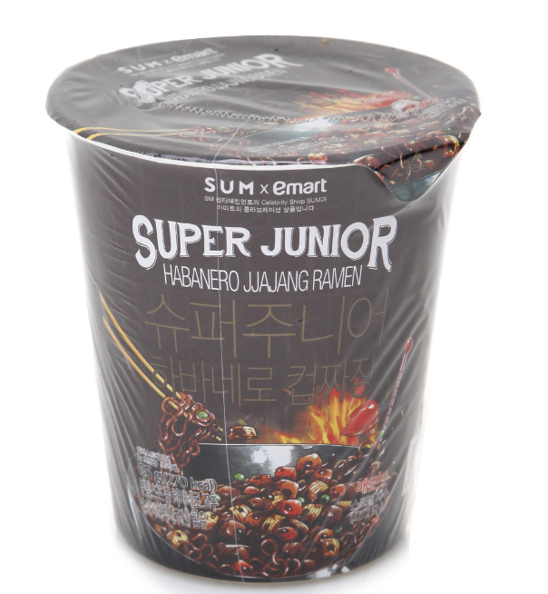 Super Junior - Habanero Cup JJAJANG Ramen 65g [SUM X Emart]
