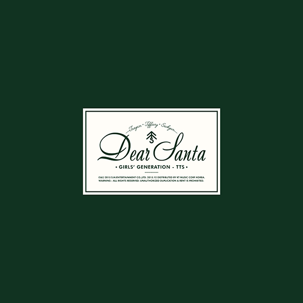 Girls' Generation-TTS - Christmas Special Album [Dear Santa] (ランダムバージョン)