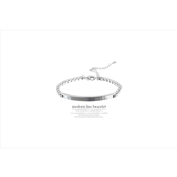 EXO st - Modern Line Bracelet (Basic+Chain) [asmama]
