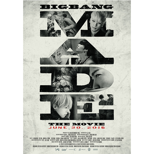 BIGBANG - BIGBANG10 THE MOVIE BIGBANG MADE POSTER SET