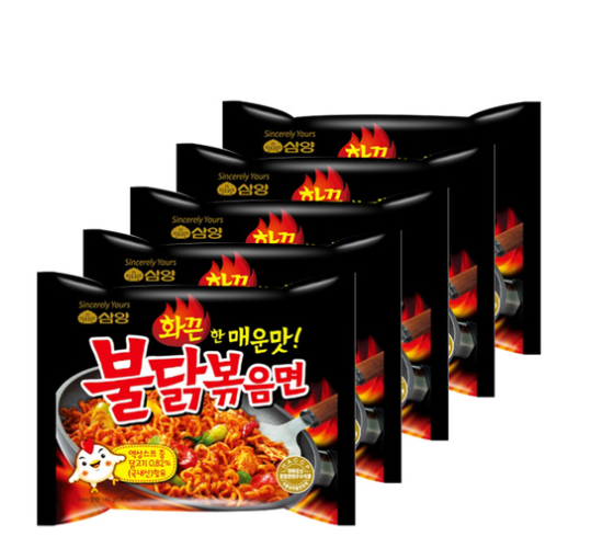 [SAMYANG] Spicy Chicken Roasted Noodles 140g * 5EA