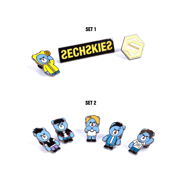 SECHSKIES - KRUNK X SECHSKIES BADGE SET [2016 SECHSKIES CONCERT YELLOW NOTE]