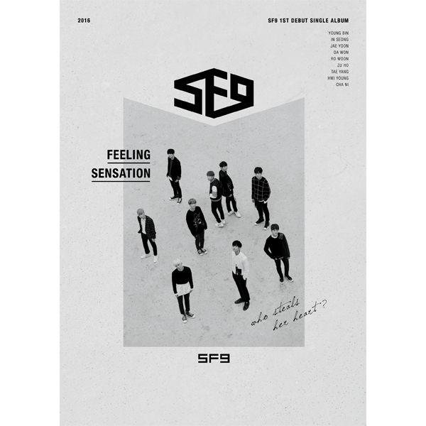 SF9 - デビューシングルアルバム 1集 [Feeling Sensation] (韓国版) 