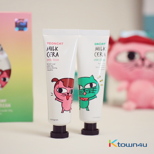 [costagram] OKCAT&YEONCAT MILK CERA HAND CREAM (2PM :Taec Yeon)