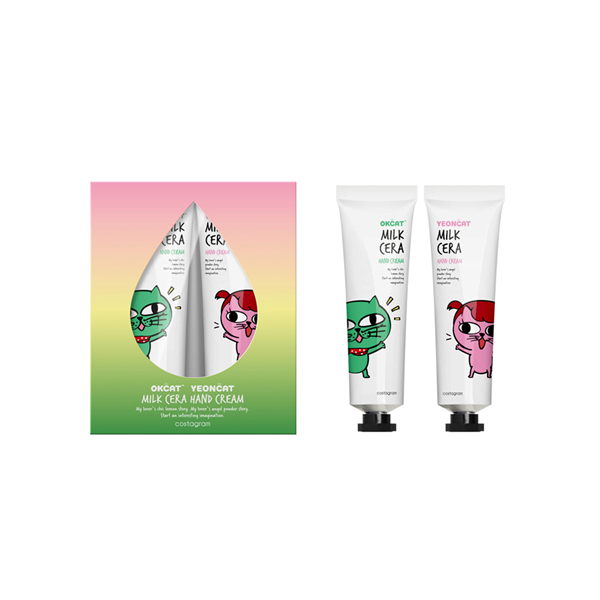 [costagram] OKCAT&YEONCAT MILK CERA HAND CREAM (2PM :Taec Yeon)