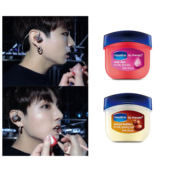 Vaseline Lip Therapy mini lipbam Cocoa Butter 7g (BTS : Jung Kook)