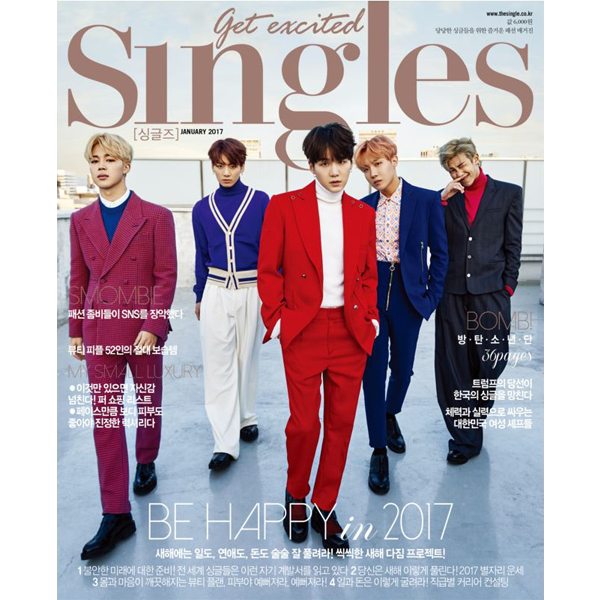 Singles 2017.01 (Cover : BTS 30 page) 