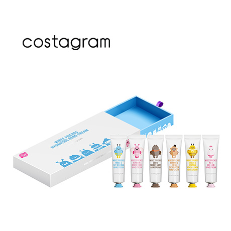 [costagram] WIBEE FRIENDS HYDRATING HAND CREAM (Set)