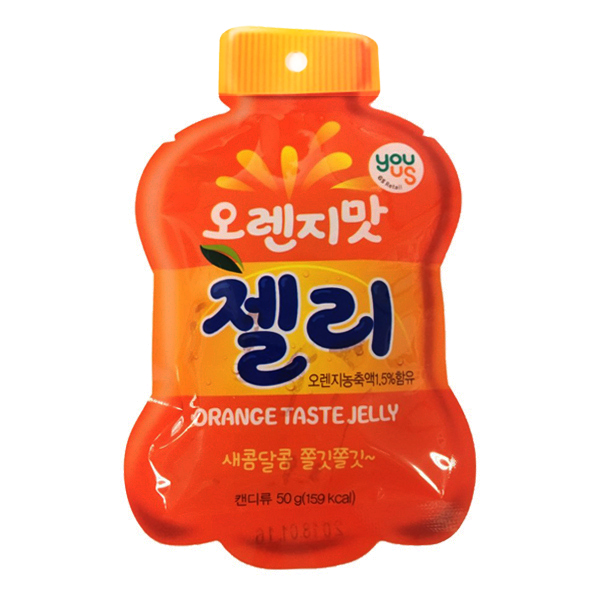 Orange Taste Jelly 50g