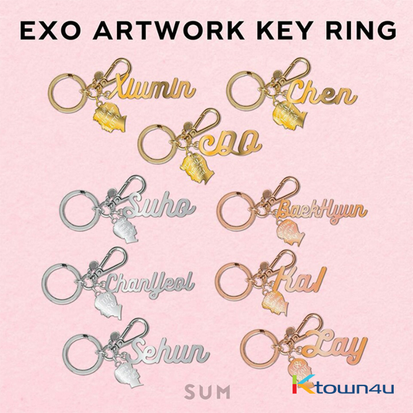 [SM Official Goods] EXO - ARTWORK KEYRING