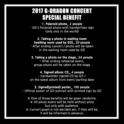 [G-DRAGON 2017 CONCERT TOUR] Package