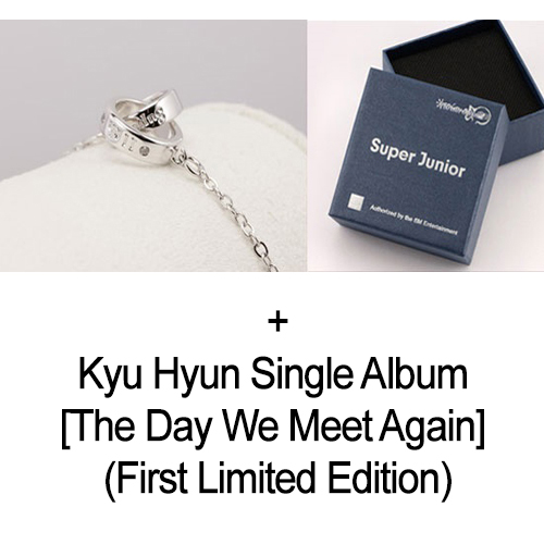 [SET] Super Junior - Super Junior Official Bracelet + Kyu Hyun - Single Album [The Day We Meet Again] (First Limited Edition)