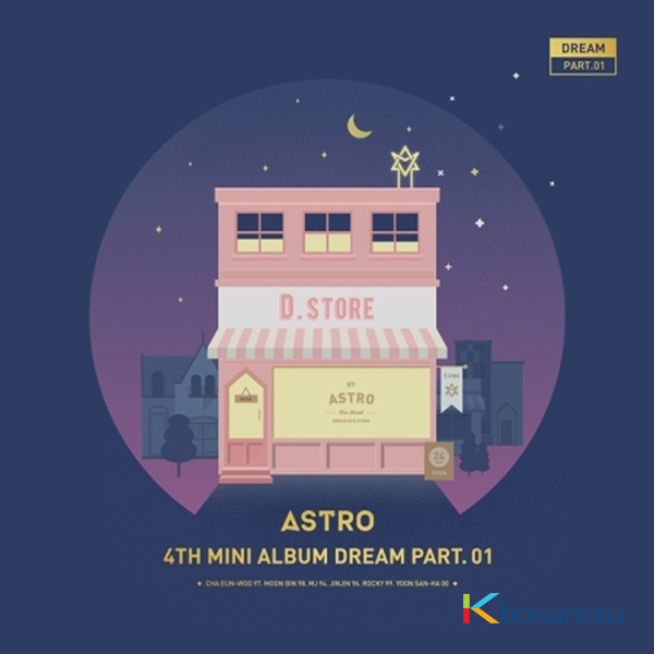 アストロ (ASTRO) - ミニアルバム4集 [Dream Part.01] (NIGHT バージョン)
