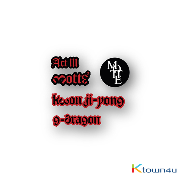 [MOTTE] G-Dragon - MAGNET SET (Order can be canceled cause of producing issue)