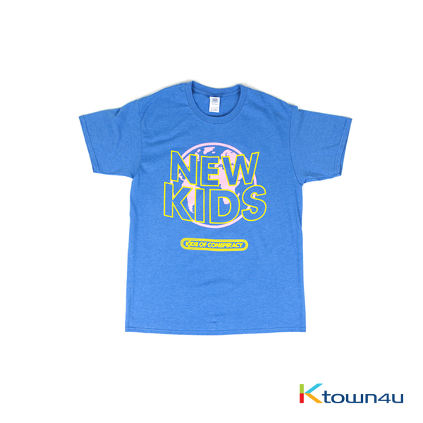 [公式グッズ] [NEWKIDS] iKON - Tシャツ TYPE 3 (ブルー)