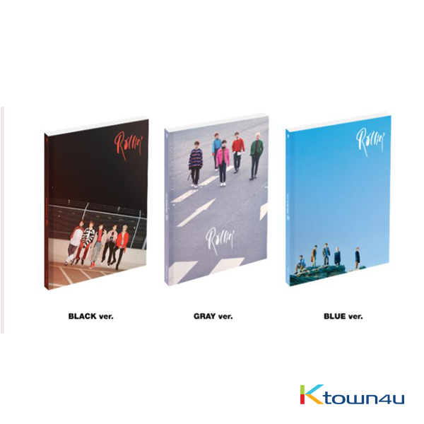 [SET][3CD SET + 3POSTER SET] B1A4 - Mini Album Vol.7 [Rollin’] (BLACK Ver + BLUE Ver + GRAY Ver)